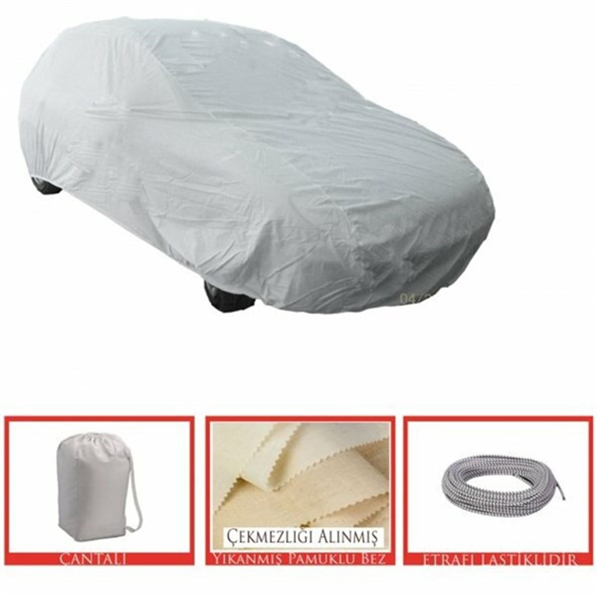 Araba Çadırı Brandası Örtüsü Evrensel Fit Suv Sedan Hatchback