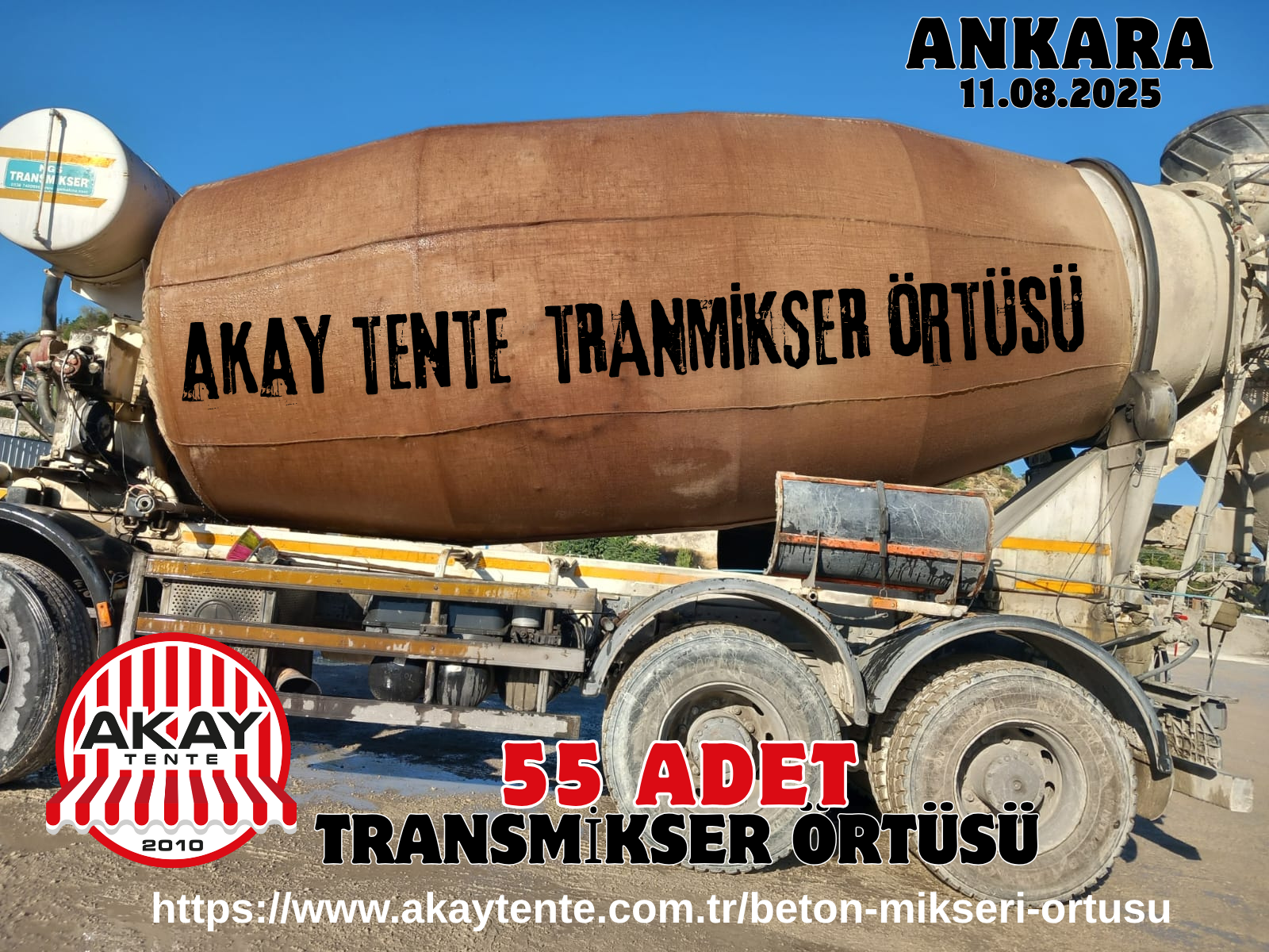 Beton Mikseri Örtüsü