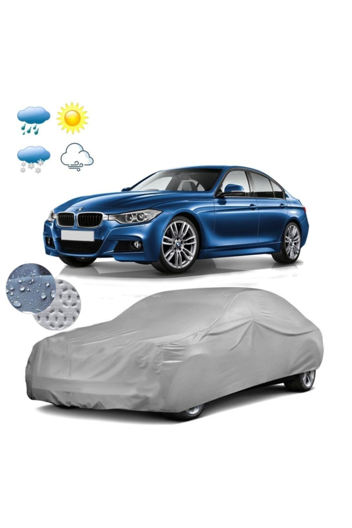 BMW Modelleri Su Geçirmez İçi Miflonlu Oto Branda