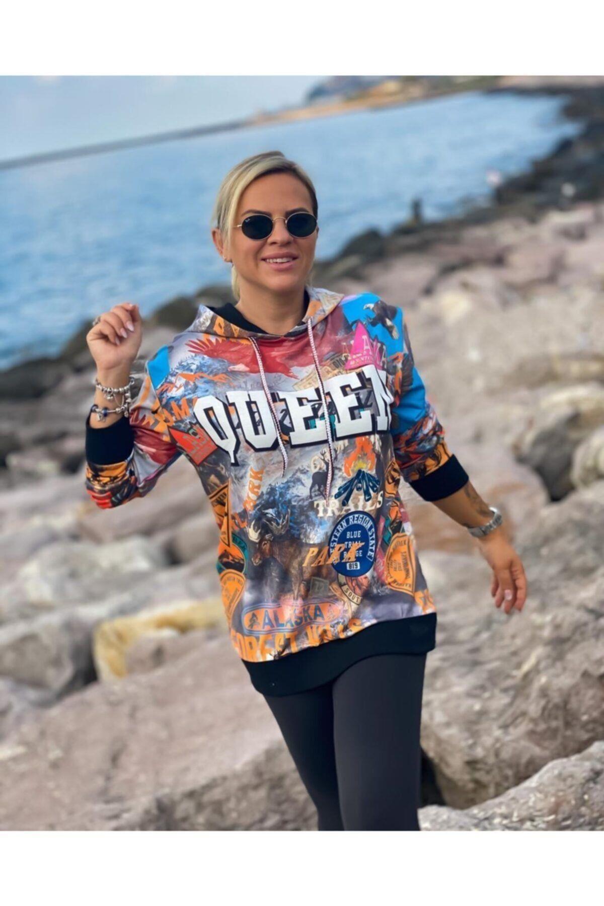 Kadın Queen Model SweatshirtSweatshirtHilal Akıncı Kids
