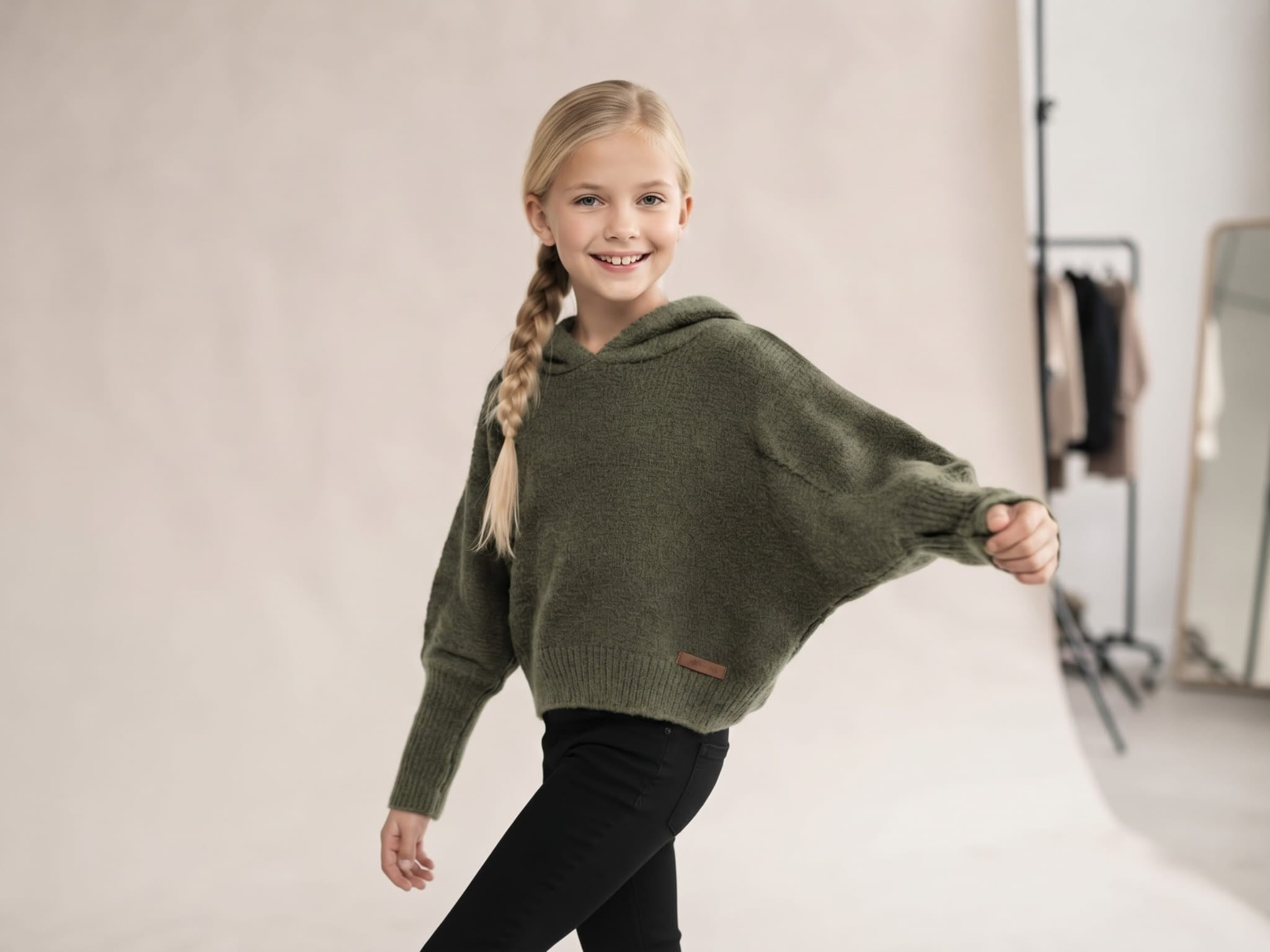Kız Çocuk Kapüşonlu SweatshirtKız ÇocukHilal Akıncı Kids