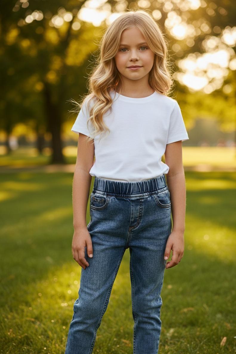 Kız Çocuk Kot Pantolon Kız ÇocukHilal Akıncı Kids