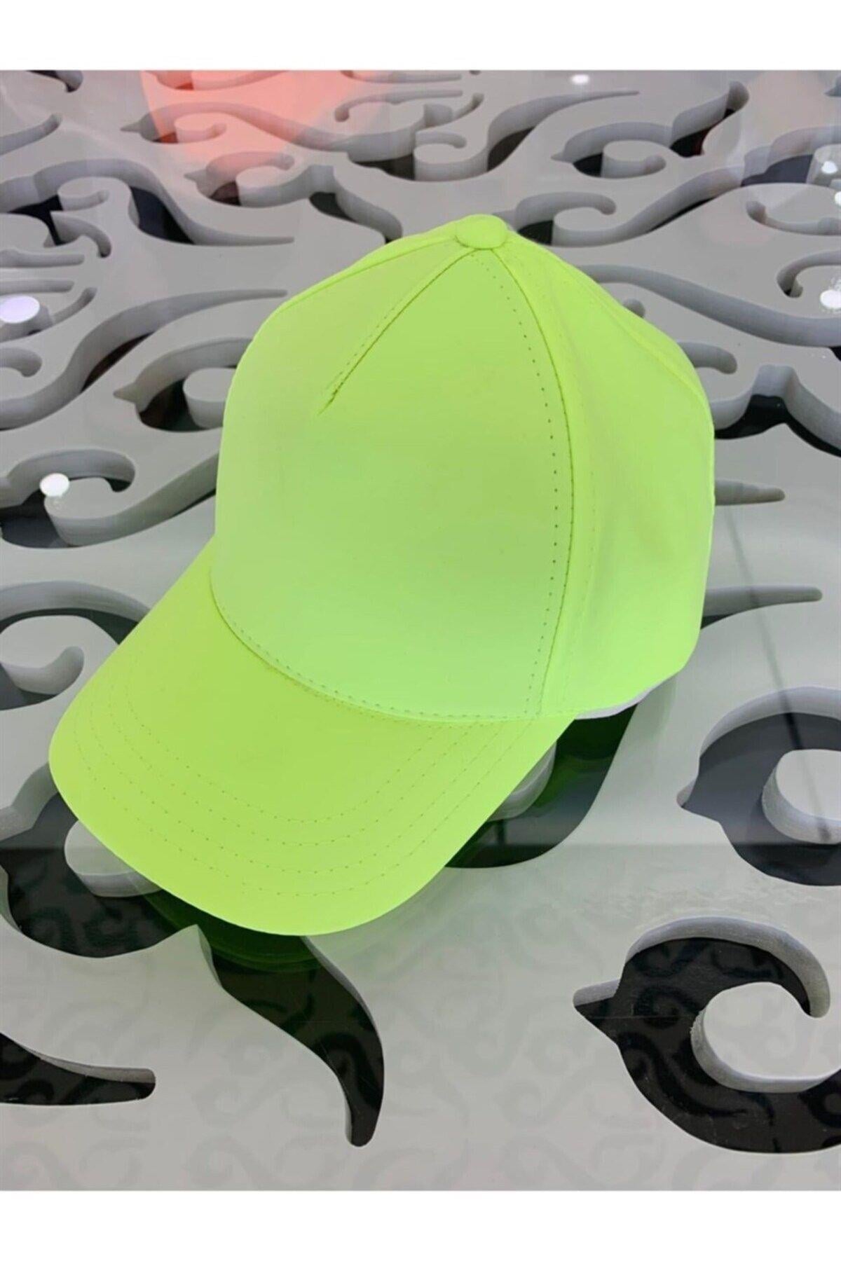 Unisex Neon Sarı ŞapkaAksesuarHilal Akıncı Kids