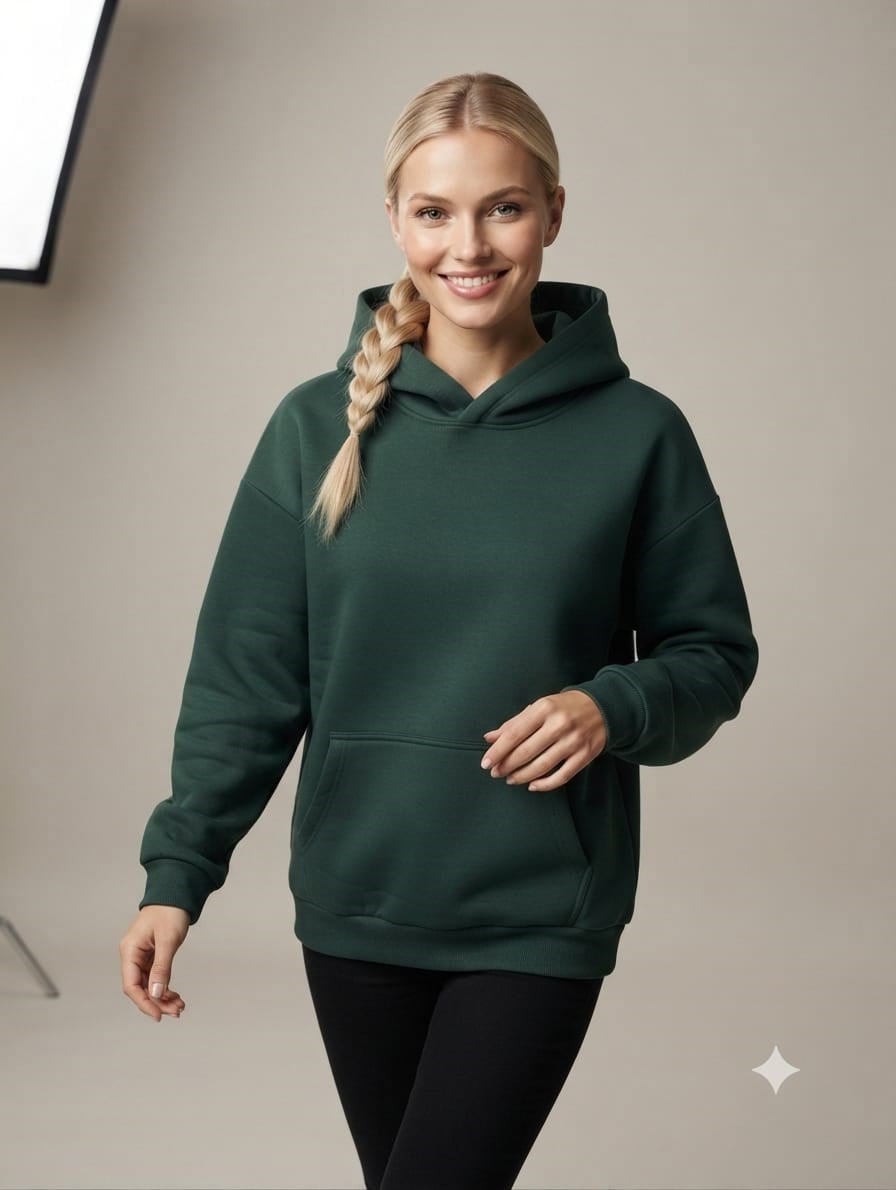  Kadın-Erkek 2 İplik Dokuma Kumaş Oversize SweatshirtKız ÇocukHilal Akıncı Kids