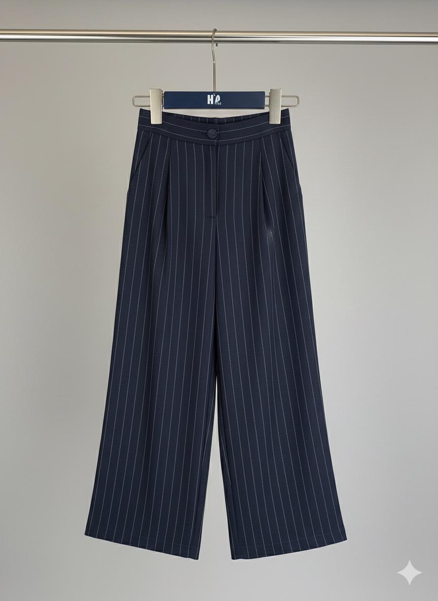 Çizgili Palazzo Pantolon Kız ÇocukHilal Akıncı Kids