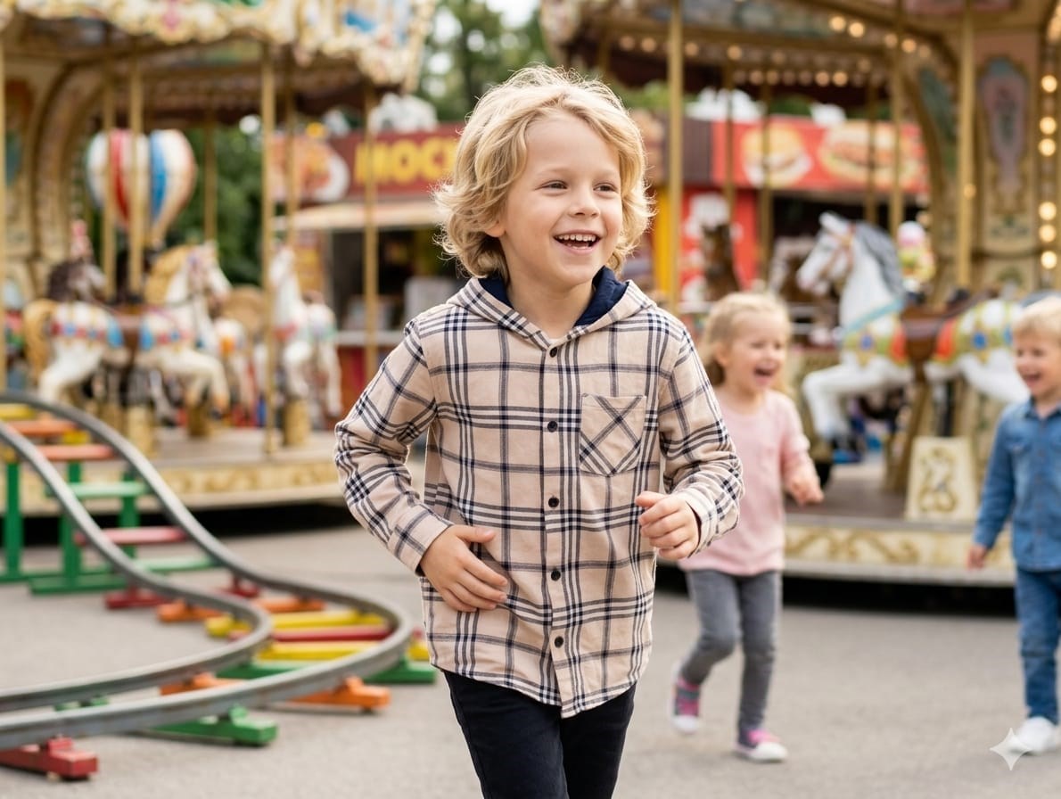 Erkek Çocuk Kapüşonlu GömlekAlt-Üst TakımHilal Akıncı Kids