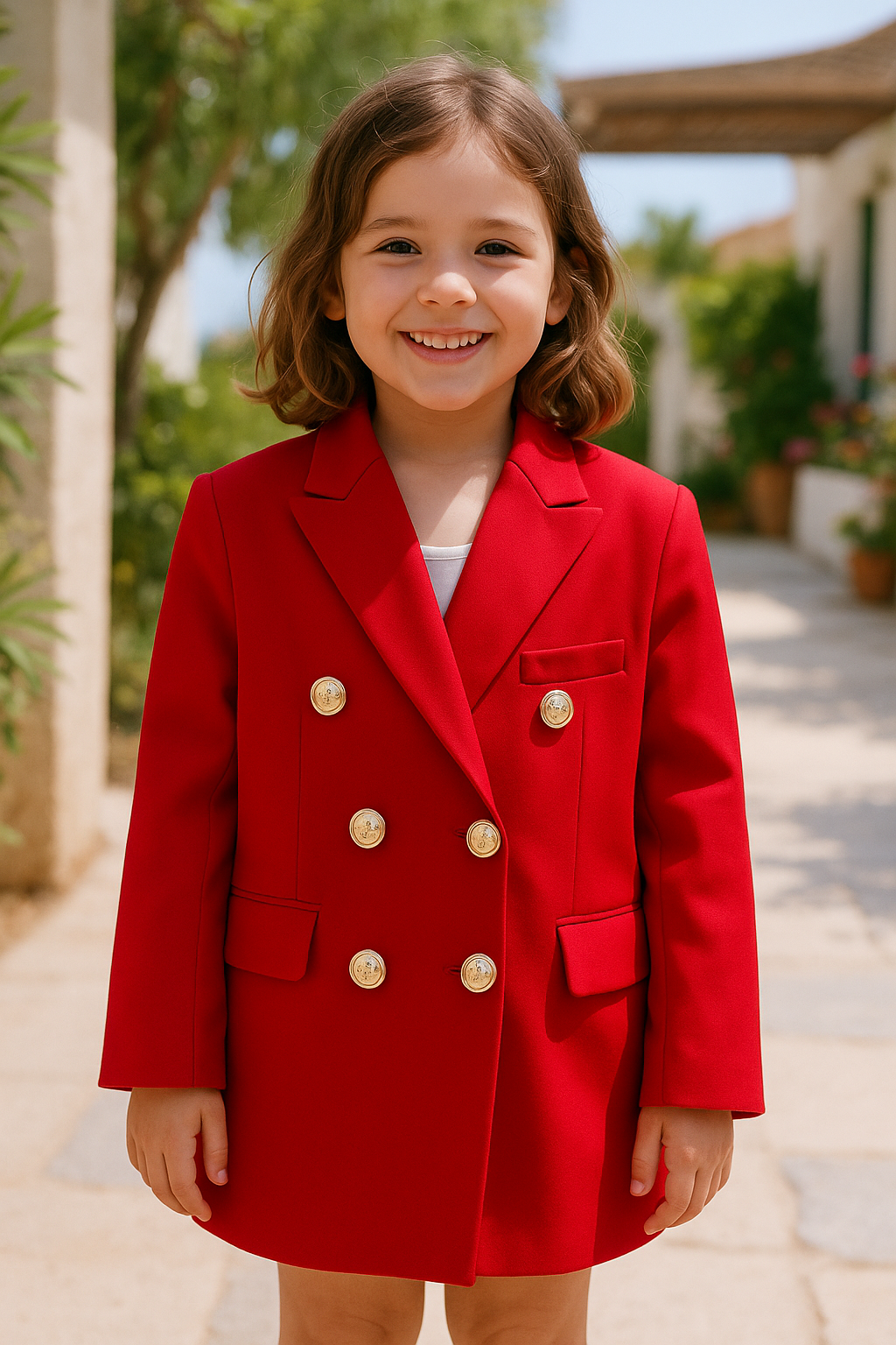 Gold Düğmeli Blazer CeketCeketHilal Akıncı Kids