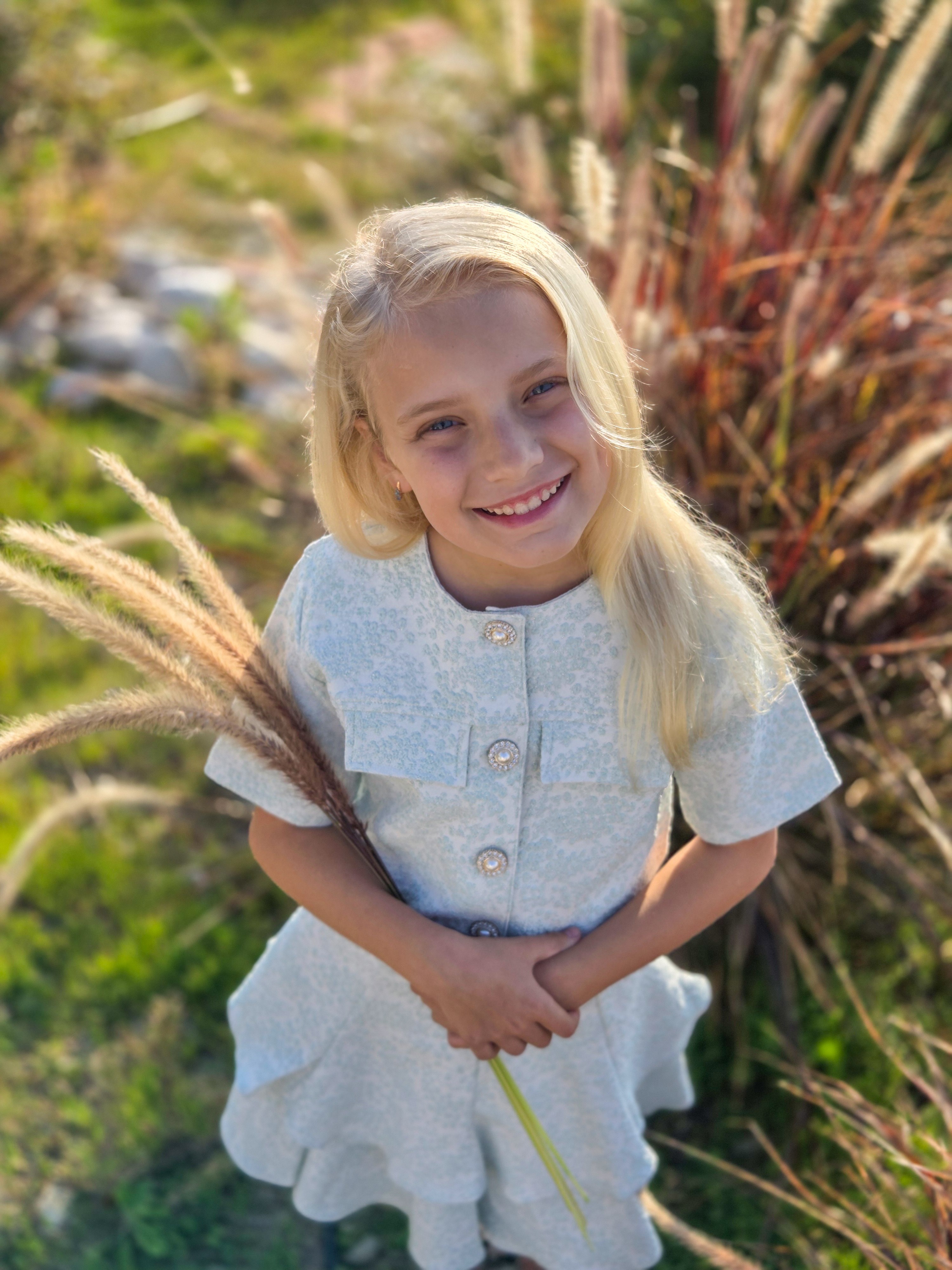 Kız Çocuk Kısa Kollu Cepli TakımKız ÇocukHilal Akıncı Kids