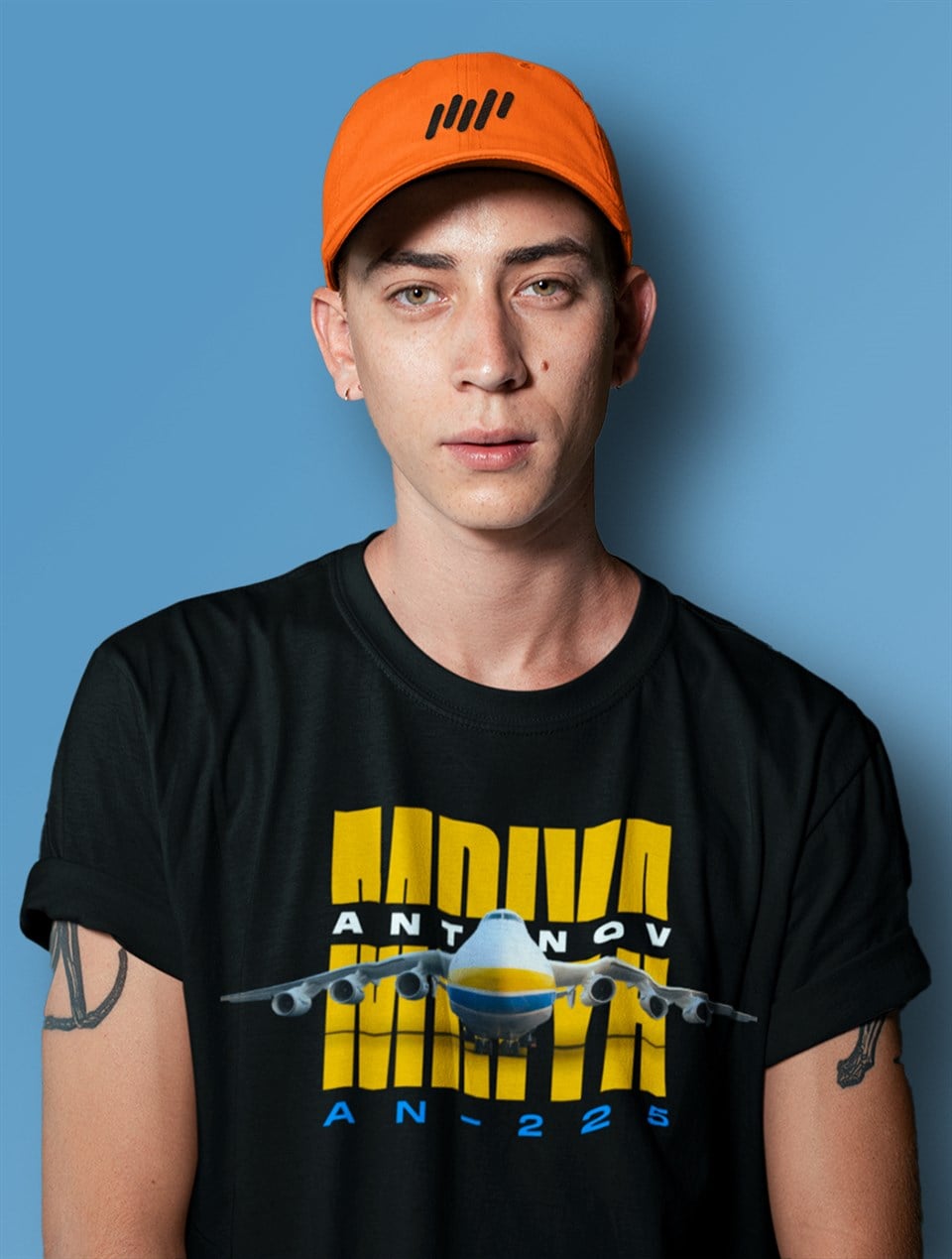Antonov An 225 Siyah T-Shirt