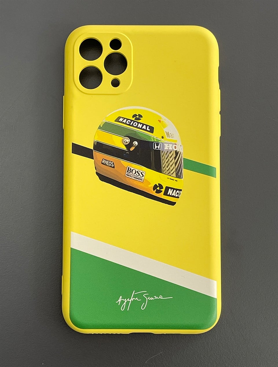 Ayrton Senna Iphone 11 PRO MAX Uyumlu Silikon Kılıf