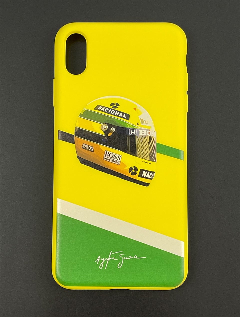 Ayrton Senna Iphone XMAX Uyumlu Silikon Kılıf