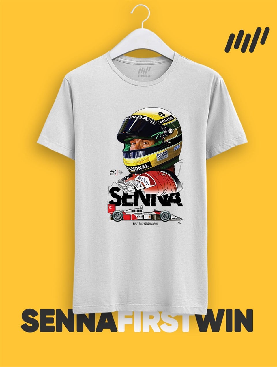 Ayrton Senna McLaren MP4/4 T-shirt