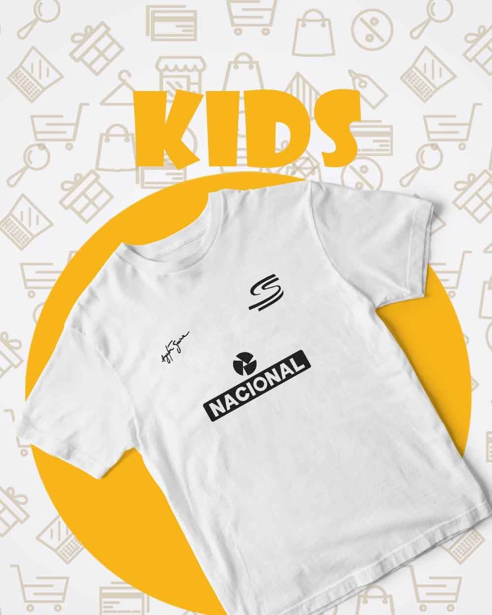 Ayrton Senna Nacional  Çocuk T-Shirt