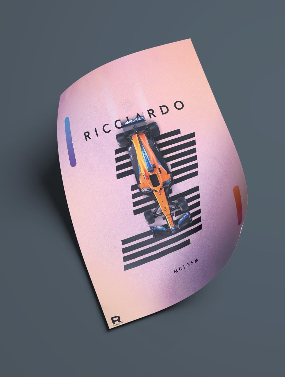 Daniel Ricciardo 3 Flyer Poster
