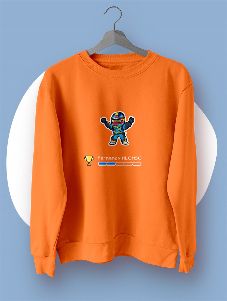 Fernando Alonso Pixel Art Sweatshirt Kazak