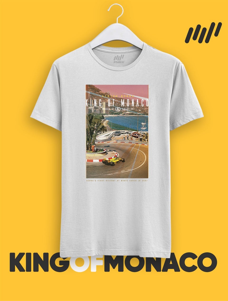 King Of Monaco Ayrton Senna T-Shirt