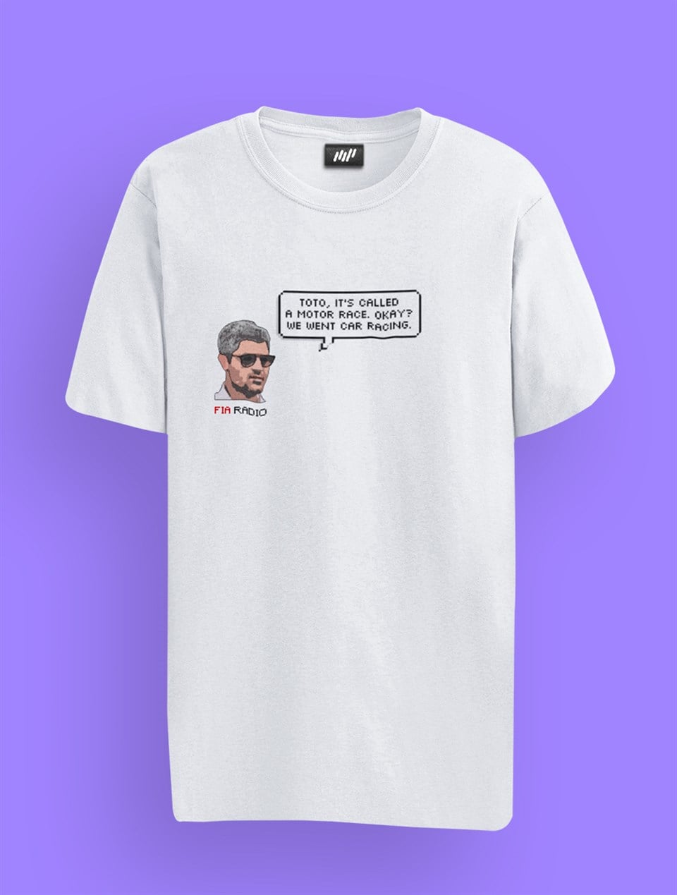 Massi Fia Pixel Art Beyaz T-Shirt