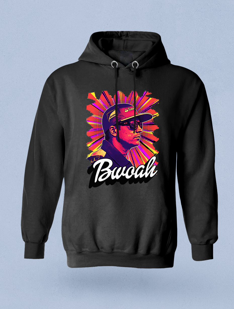 Raikkonen Bwoah Hodie  Siyah  Hoodie