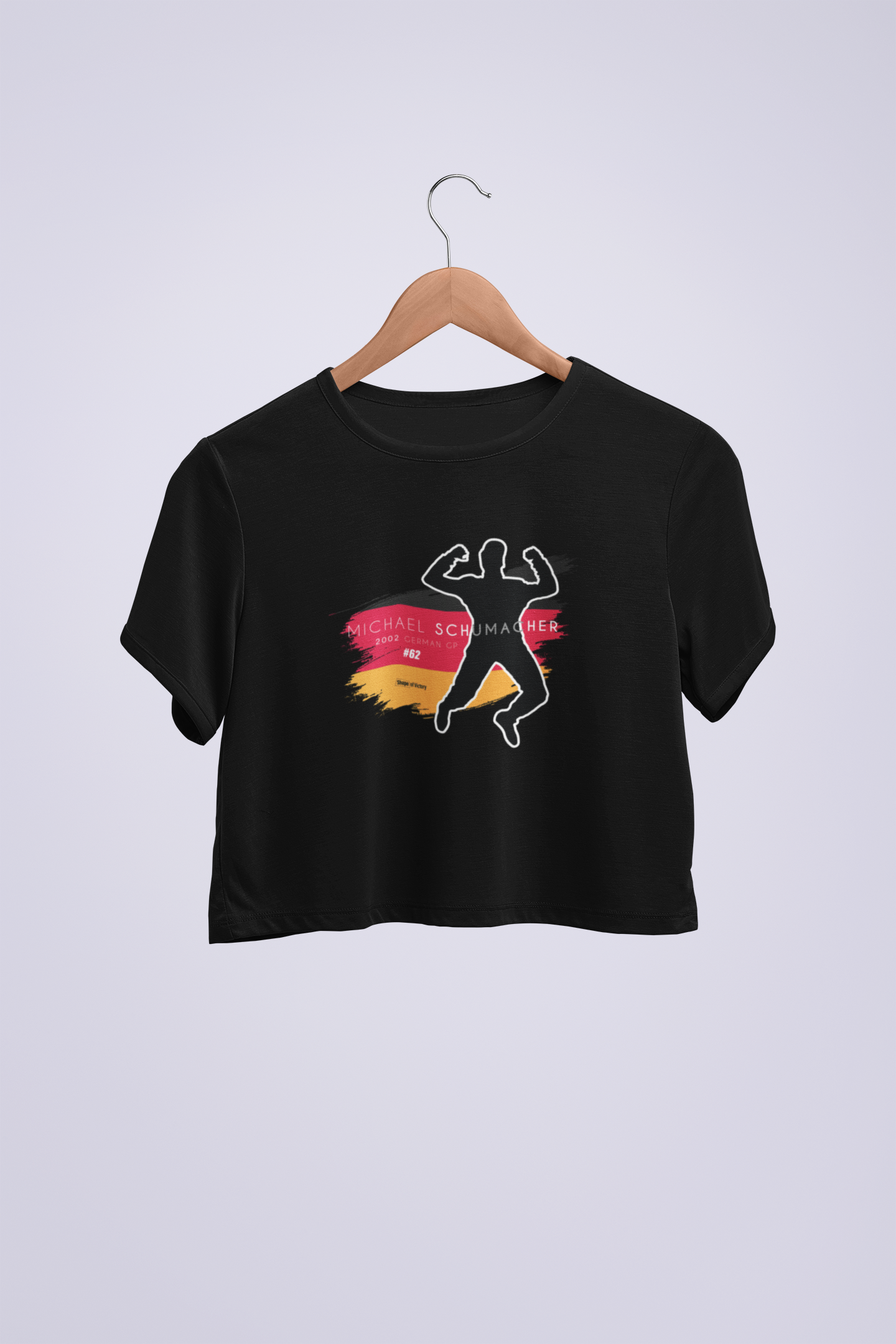 Schumacher 2002 Almanya GP ShapeOfVictory Crop T-shirt