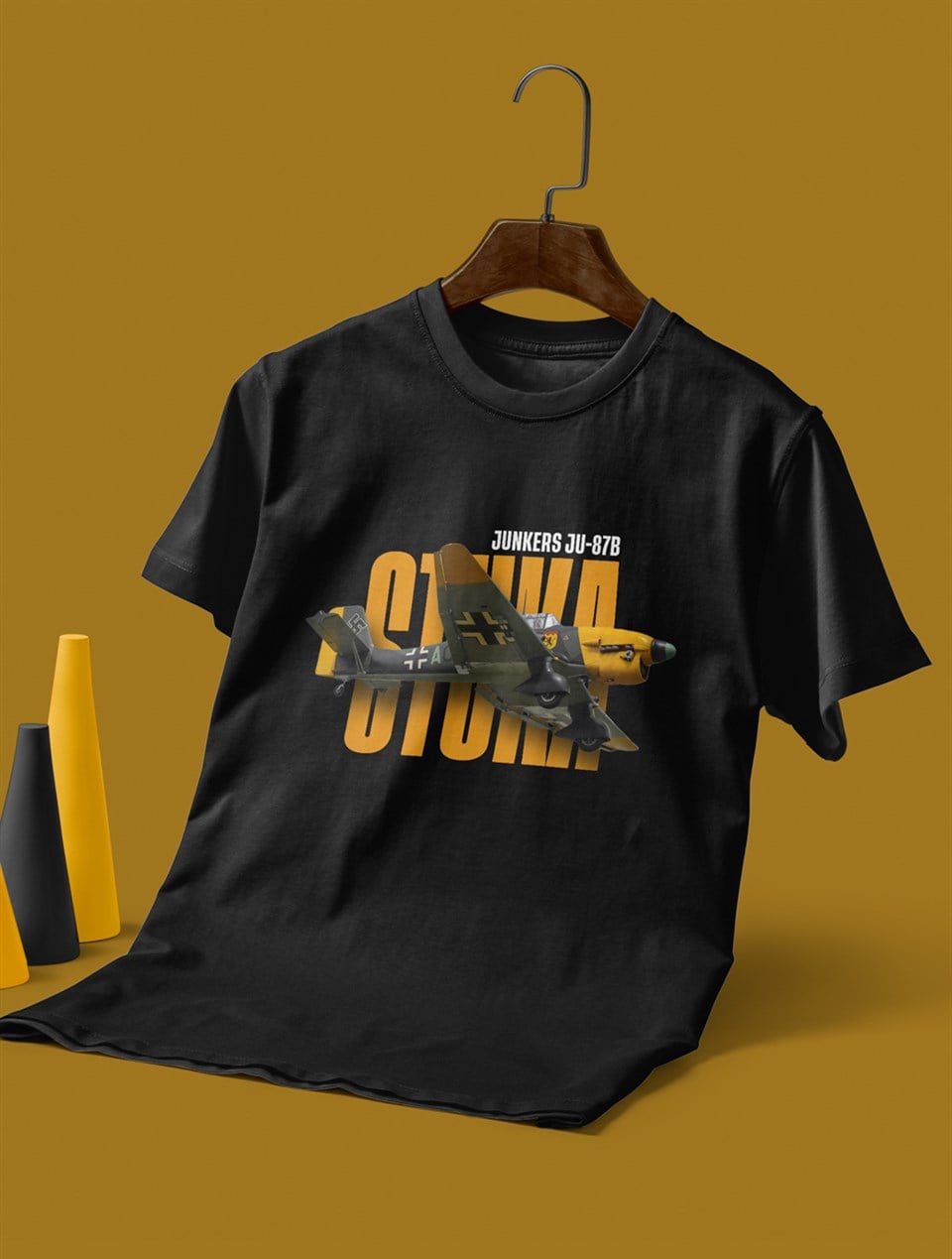 Stuka Siyah T-Shirt