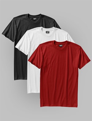 3'lü Varyasyonlu Basic T-Shirt