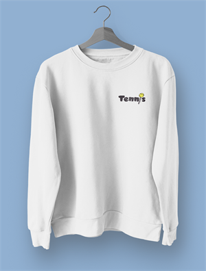 Tennis Candy Beyaz Sweatshirt