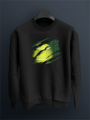 Tennis Claw Siyah Sweatshirt