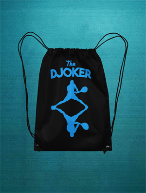 The Djoker Büzgüllü Bez Siyah Sırt Çantası