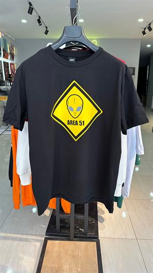 Area 51 Reflekte Siyah T-Shirt