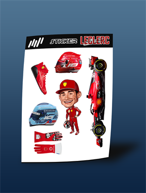 Charles leclerc Stıcker