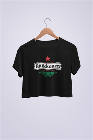 Kimi Raikkonen Leave Me Alone Crop T-shirt