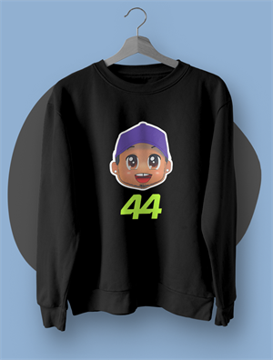 Lewis Hamilton Cartoon 44 Sweatshirt Kazak