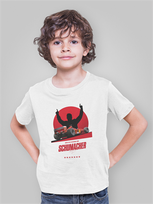 Michael Schumacher 7 championships Beyaz Çocuk  T-shirt