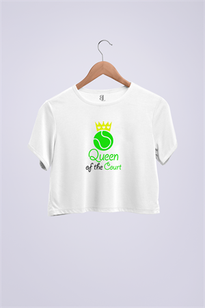 Queen Tennis Crop T-shirt