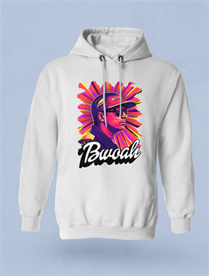 Raikkonen Bwoah Hodie Beyaz Hoodie