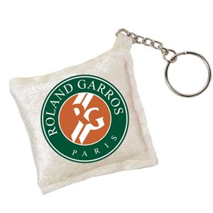 Roland Garros İpek Kadife Mini Yastık Anahtarlık