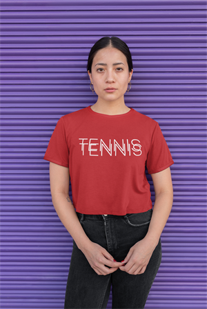 Tennis Double Crop T-shirt