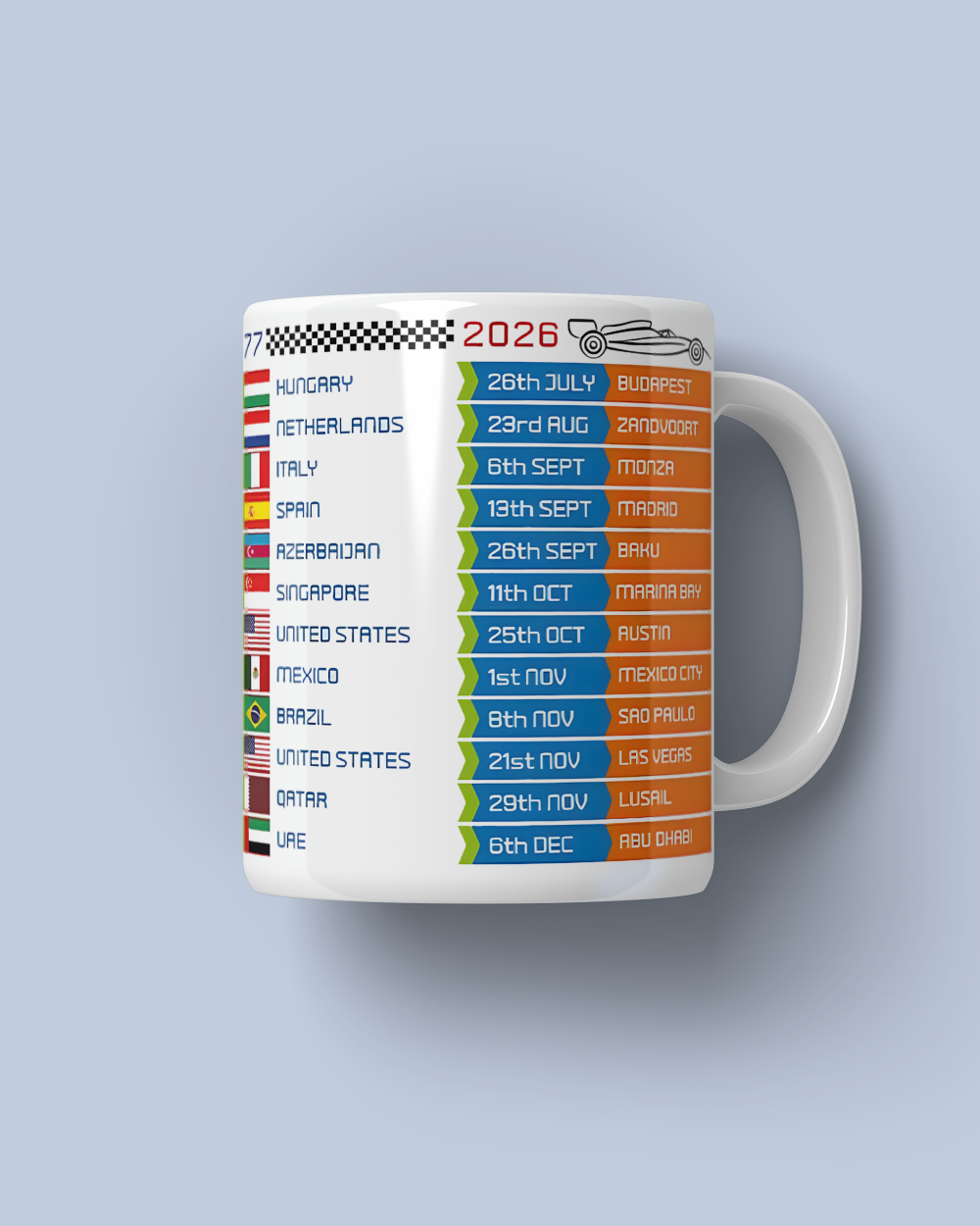 2026 Sezon Takvim Kupa Bardak