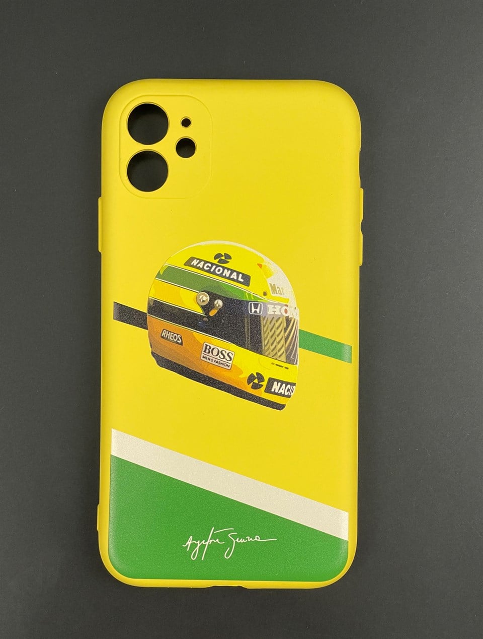 Ayrton Senna Iphone 11 Uyumlu Silikon Kılıf