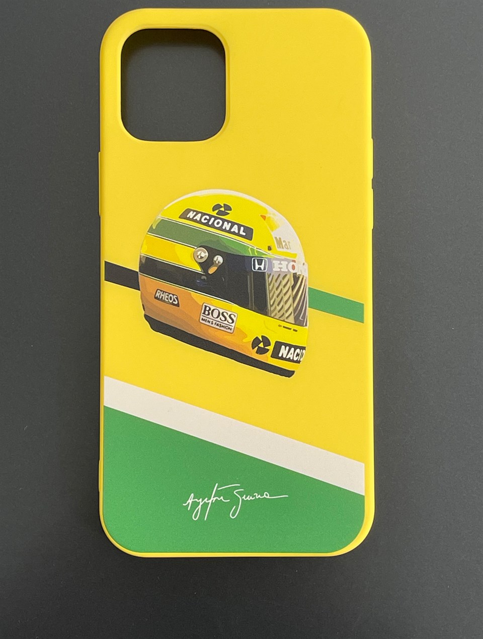 Ayrton Senna Iphone 12 MİNİ Uyumlu Silikon Kılıf