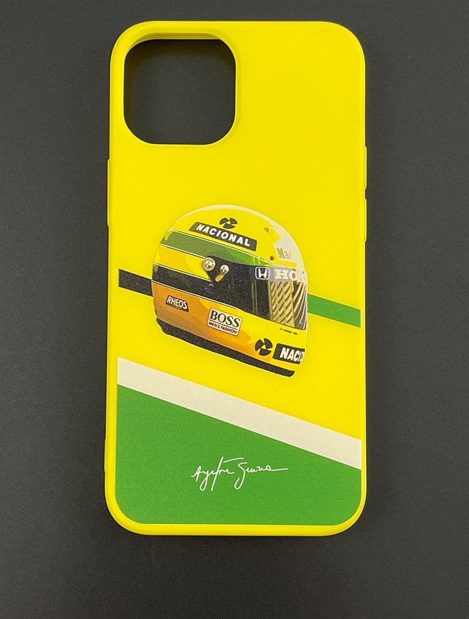 Ayrton Senna Iphone 13 MİNİ Uyumlu Silikon Kılıf