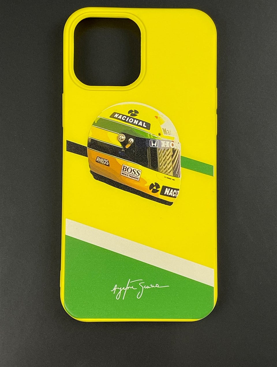 Ayrton Senna Iphone 13 PRO MAX Uyumlu Silikon Kılıf