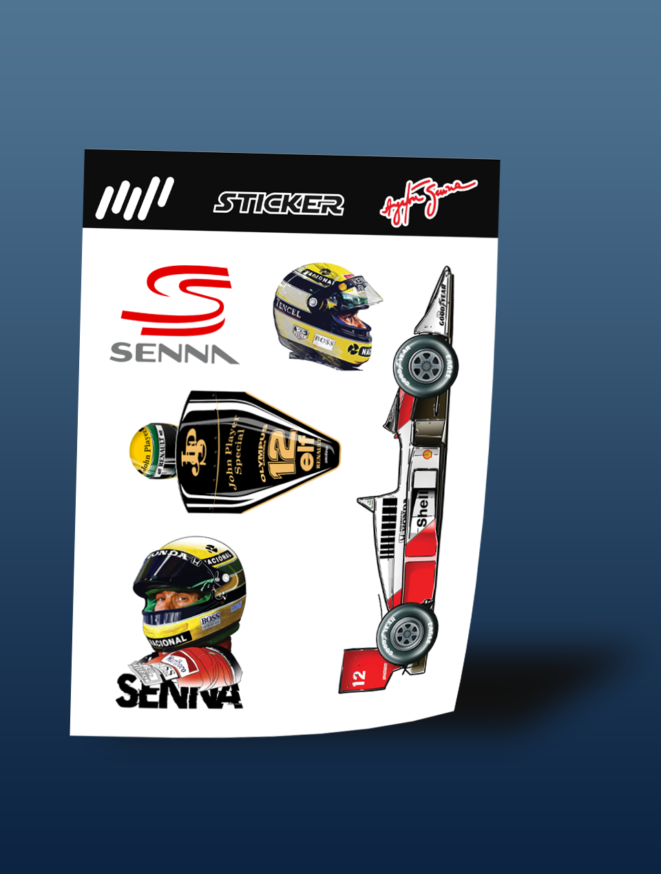 Ayrton Senna Stıcker