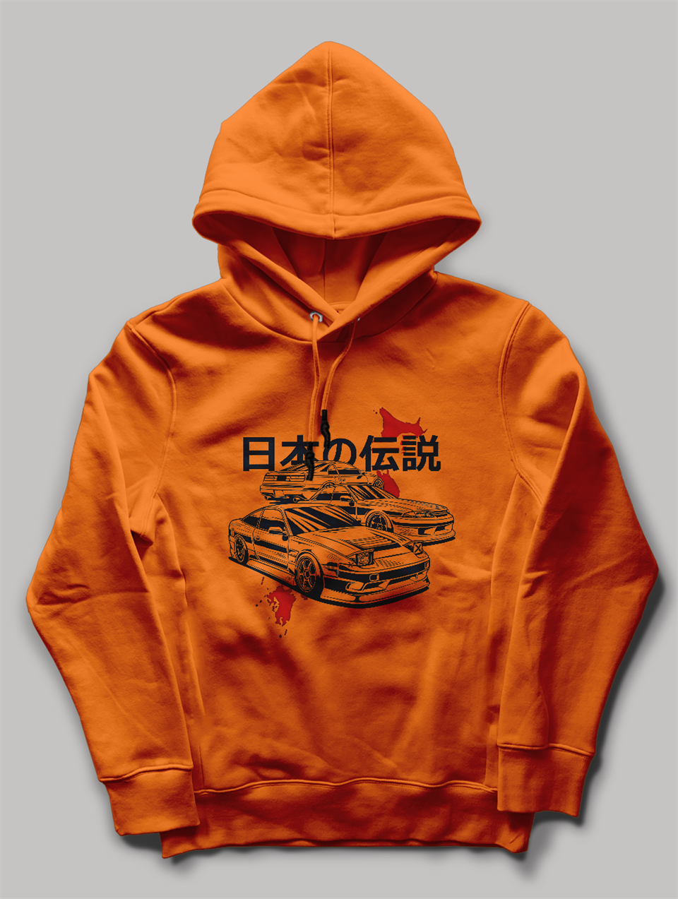 Car Series JDM Legends Sweatshirt Hoodie Kapşonlu