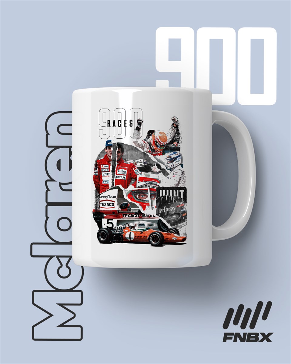 Honda 900 Races Baskılı Beyaz Kahve Kupa Bardak