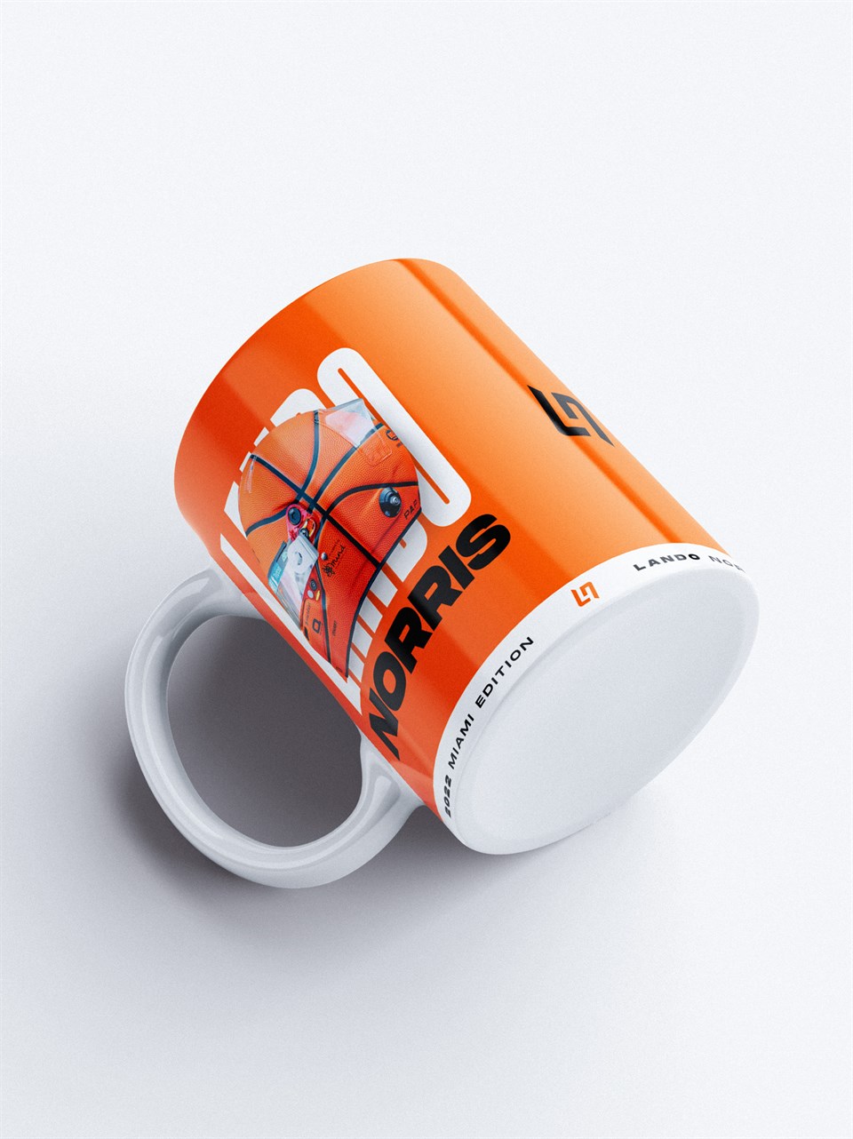 Lando Norris Miami Helmet Kahve Kupa Bardak