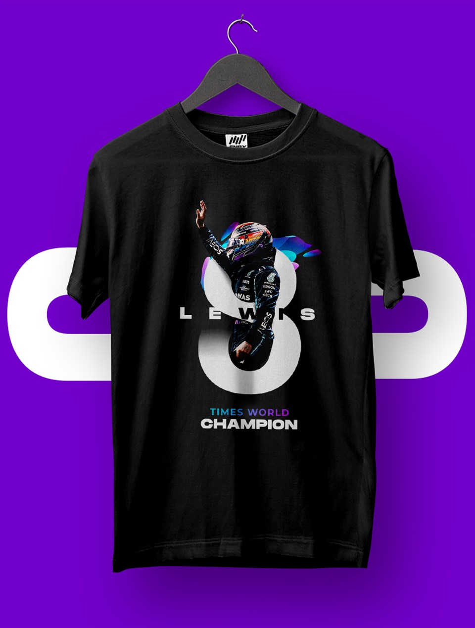 Lewis Hamilton 8. Şampiyonluk T-Shirt