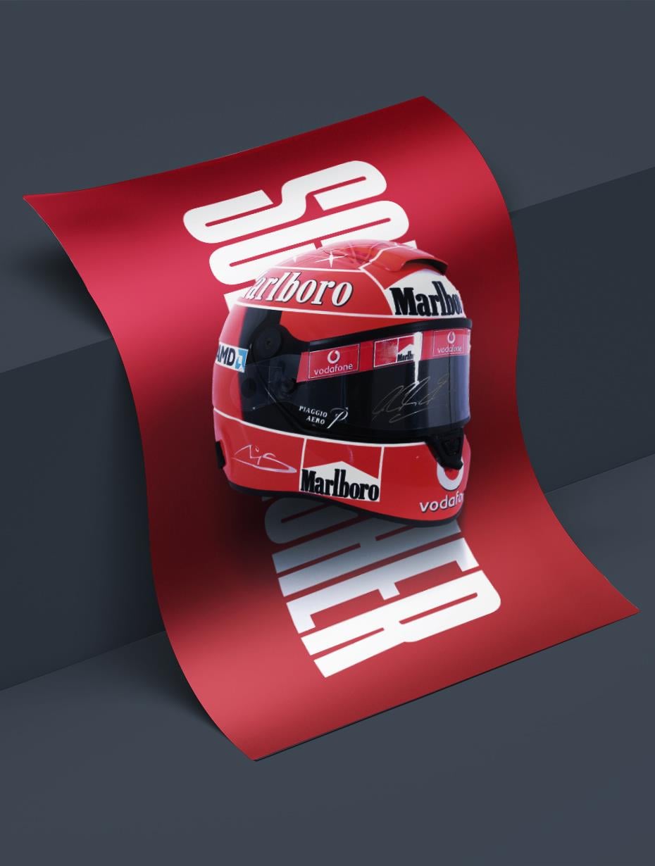 Michael Schumacher Flyer Poster