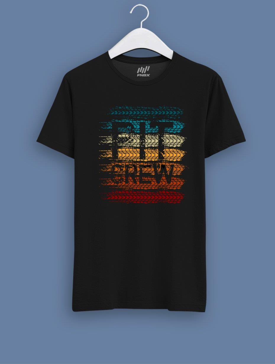 Pıt Crew Siyah T-Shirt