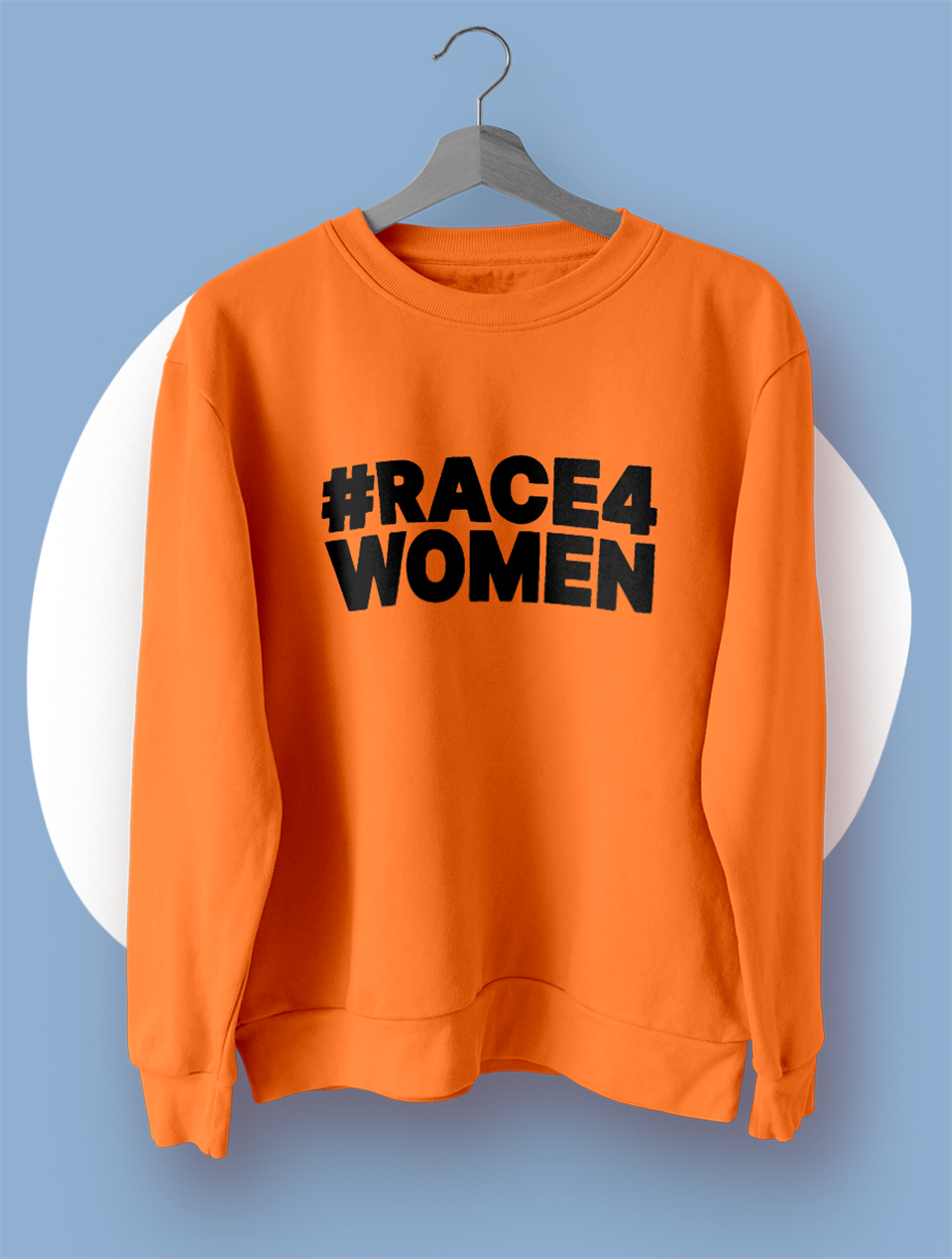 Race4Women Turuncu Sweatshirt Kazak
